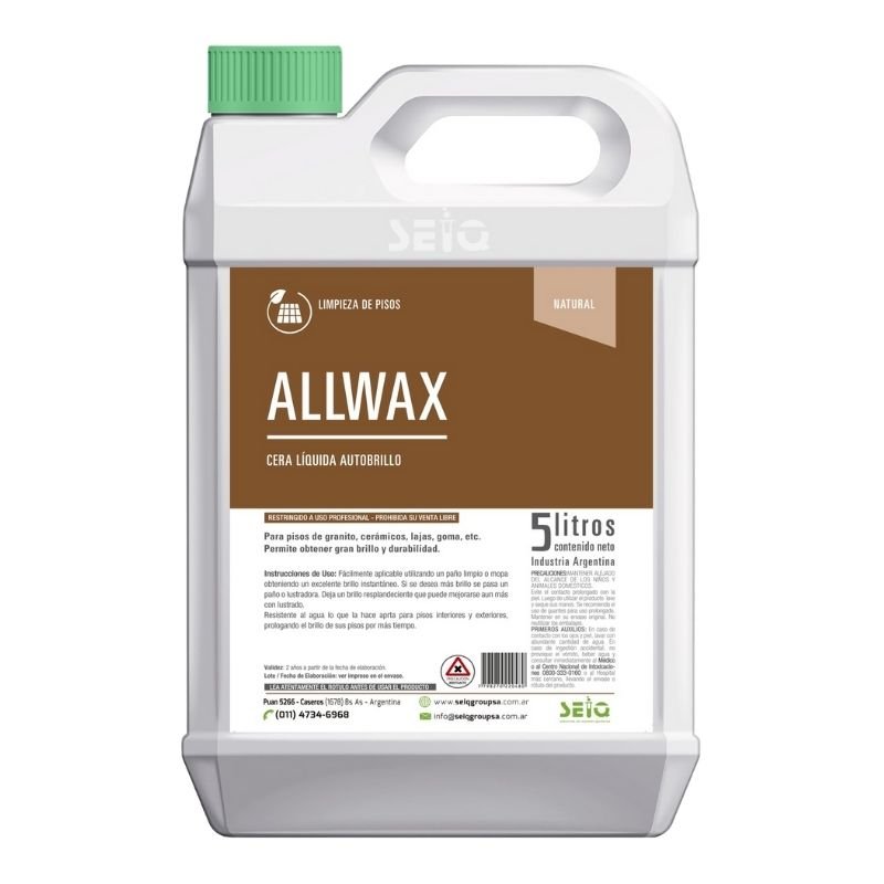 Cera liq. All Wax Natural x5Lts