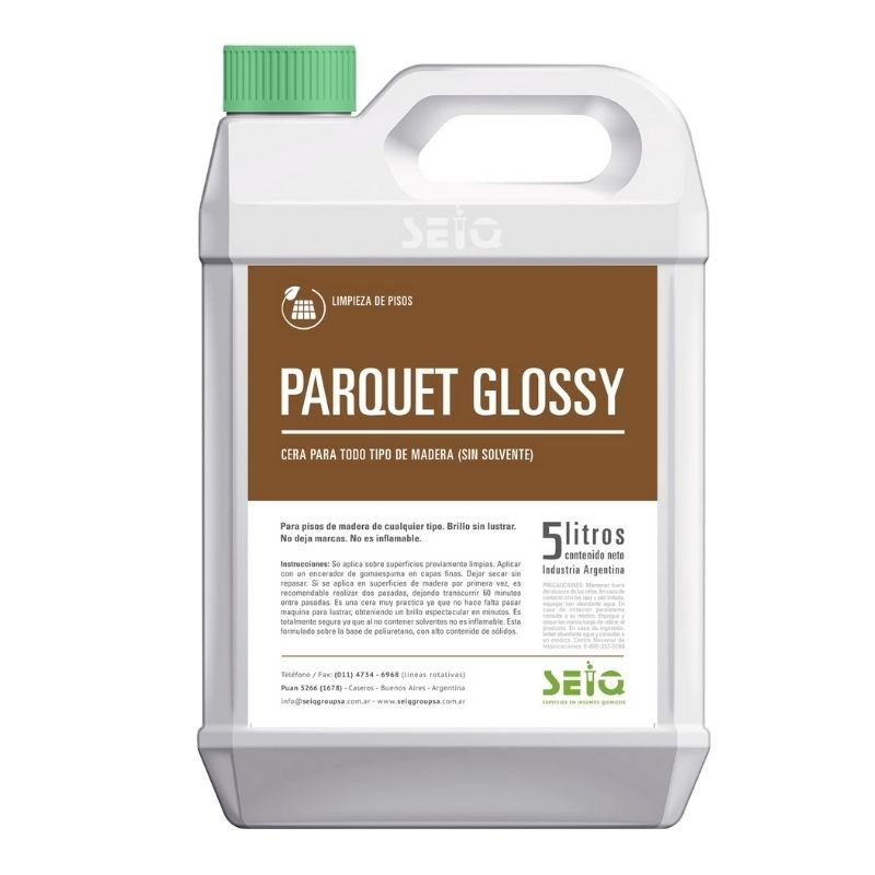 Parquet Glossy x5 lts. (cera madera)