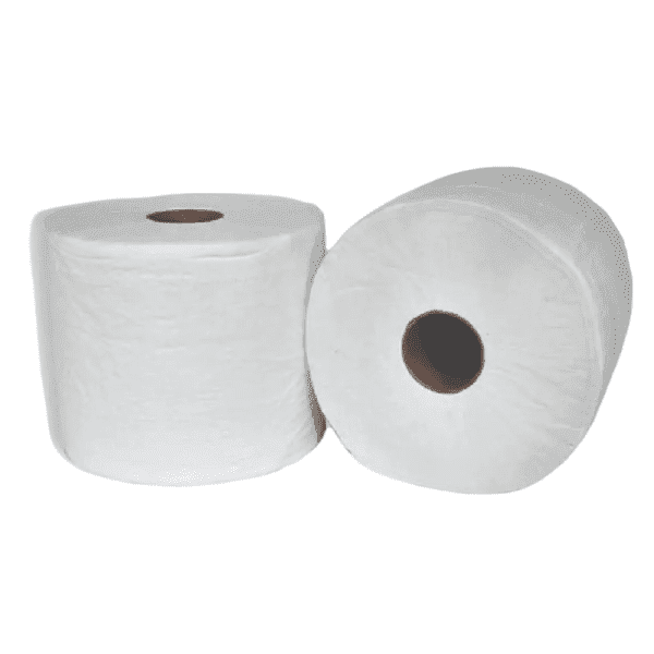 Bobina Industrial Blanca 400 Mts Doble Hoja