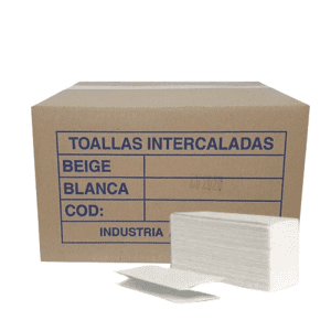 Toalla intercalada blanco premium 20x24 cm