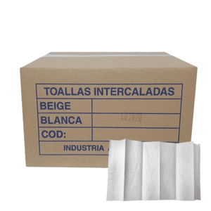 Toalla intercalada blanca polar 20x 36 cm 