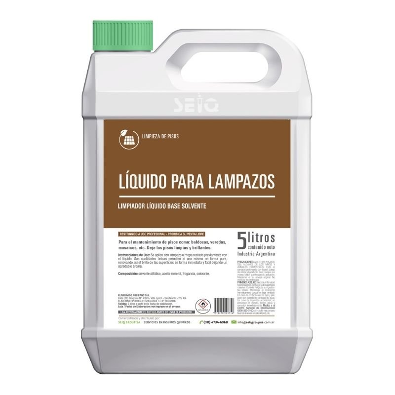 Liq. p/ Lampazos solvente x5Lts