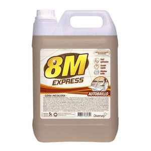 8M Cera Acrilica EXPRESS Incolora x 5 Lts