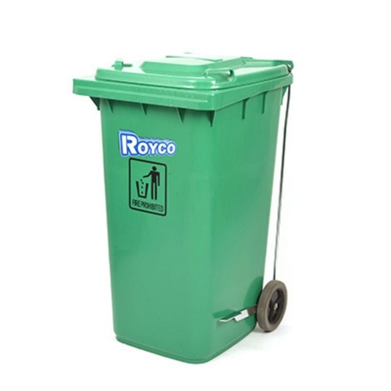 Recip.residuo 240Lts c/tapa-ruedas