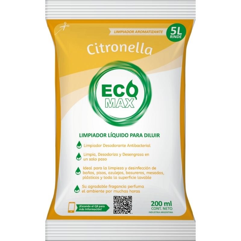 Desinf Ecomax Seiq Citronella