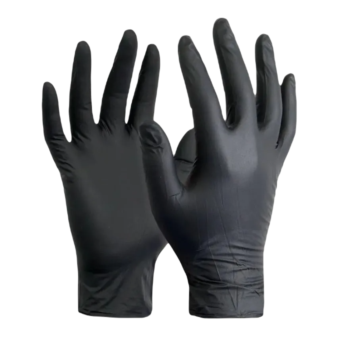 Guantes nitrilo azul desc x100un. M
