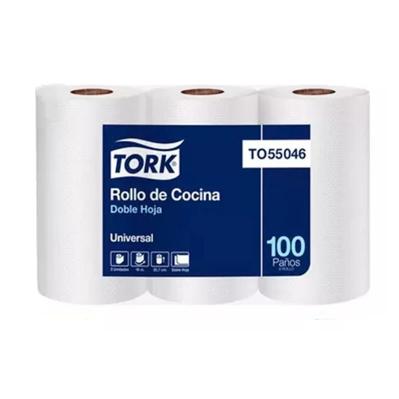 Rollo Cocina 100Paños D/H 15rollos