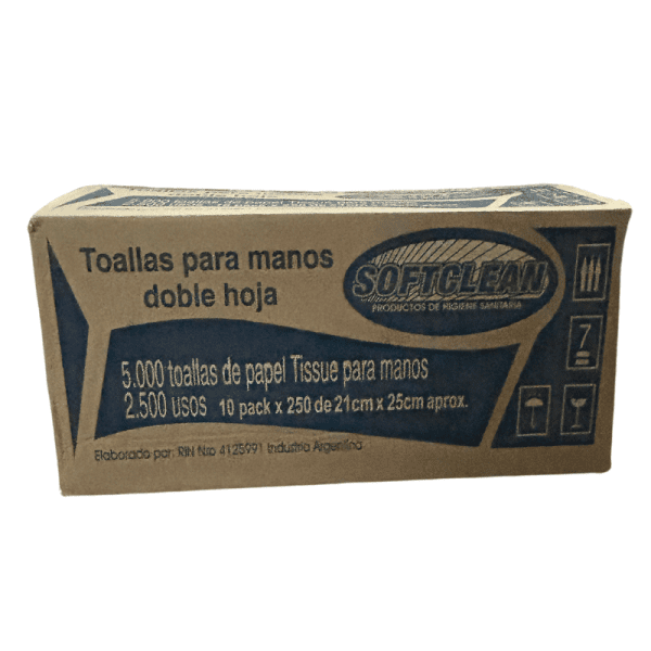 Toalla Intercalada Bca D/H 10x250 HJ CT