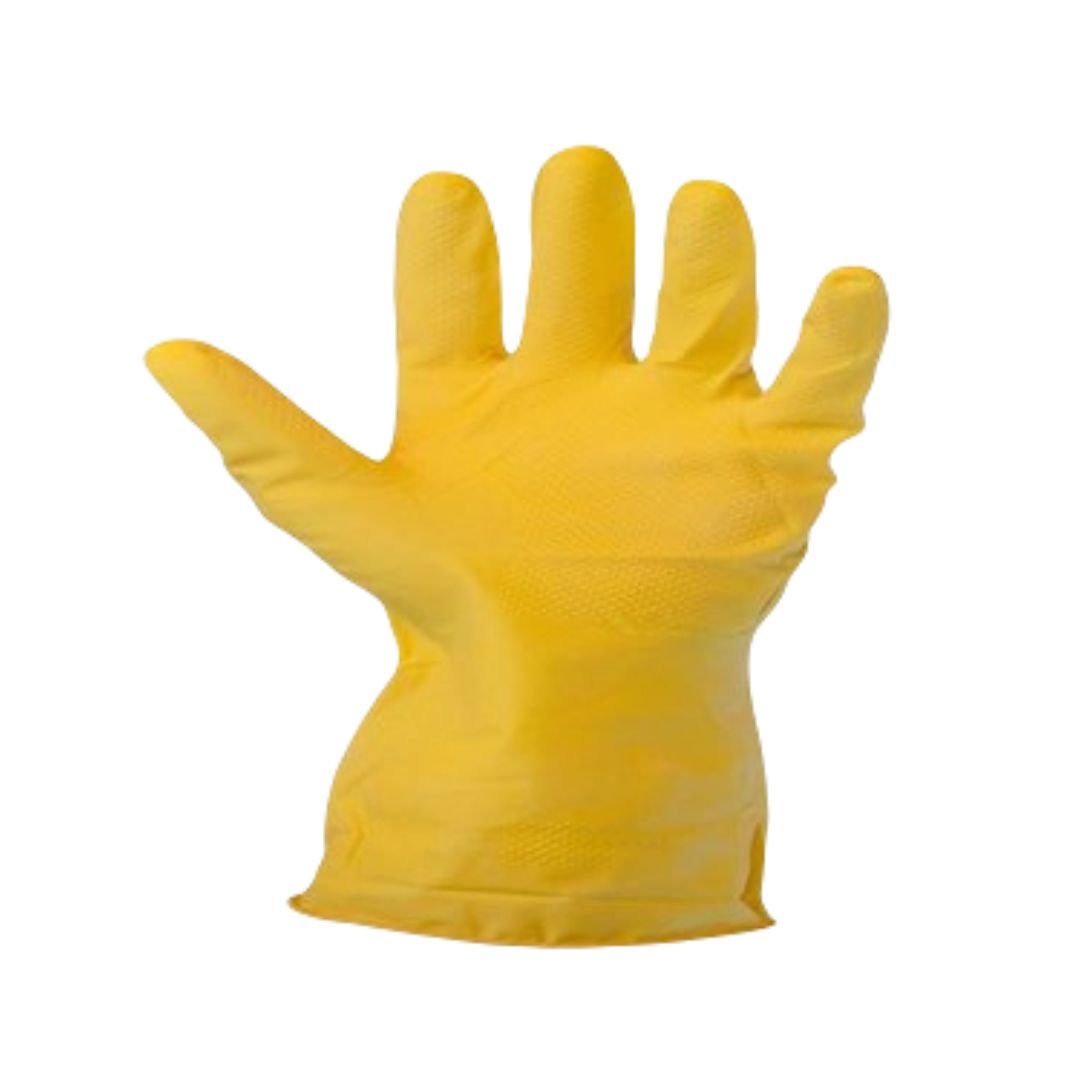 Guantes de goma Amarillo L