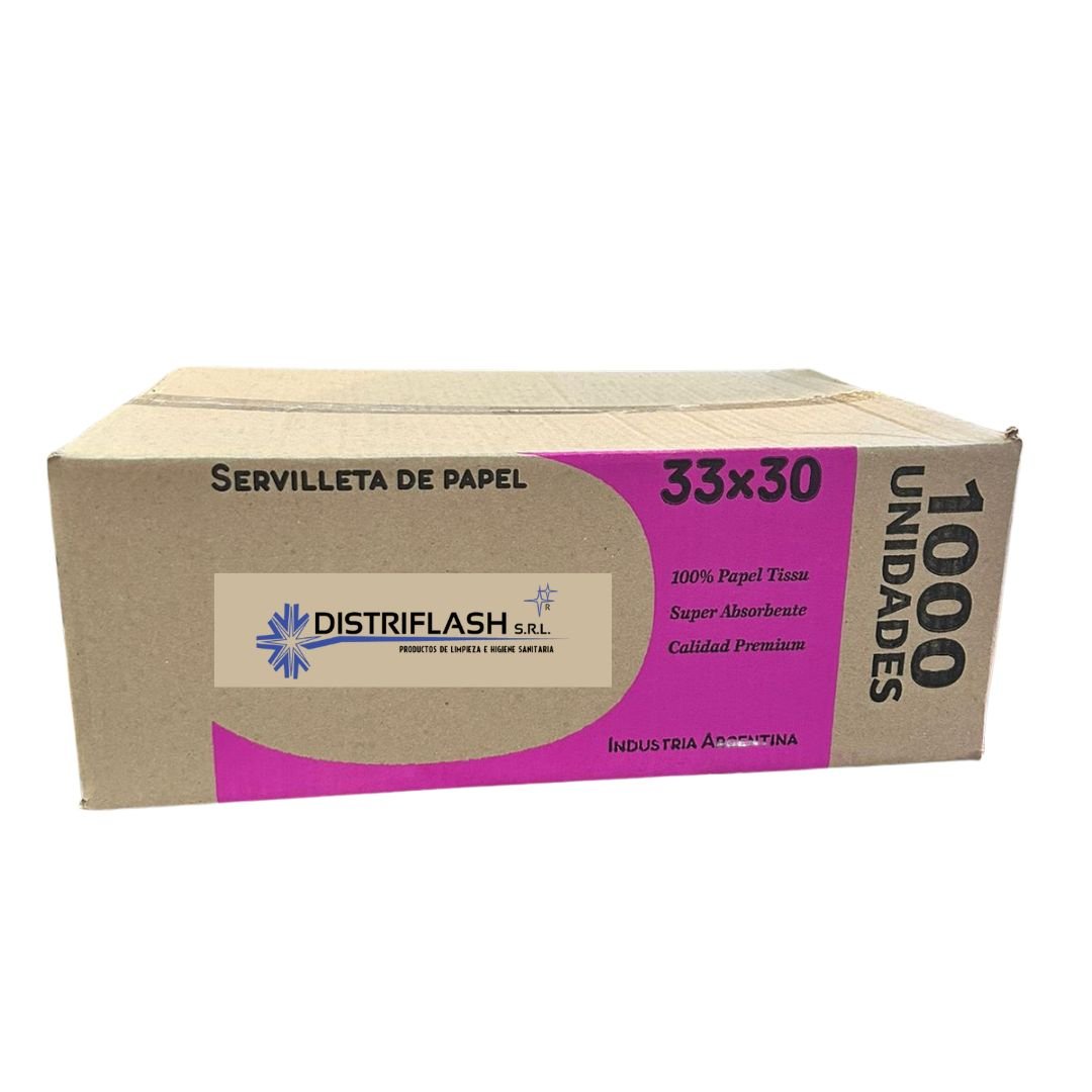 SERVILLETAS BLANCAS 30×33 x 1000 UNID