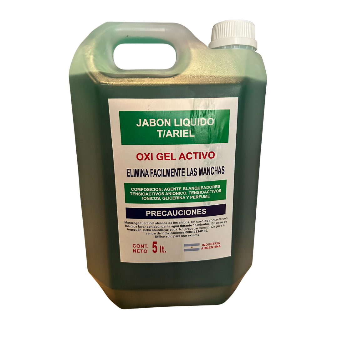 Jabon liquido p/ropa b/e x 5 Lts MAT
